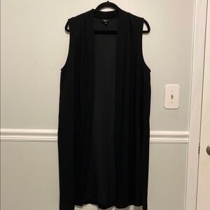 Massimo Black Sleeveless Cardigan